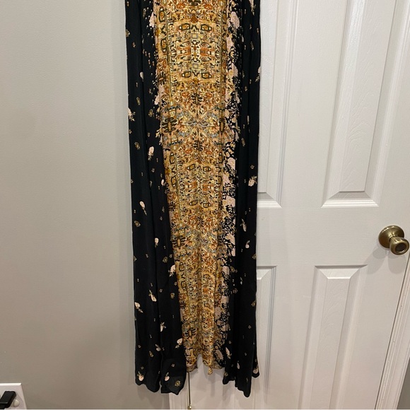 Free People Intimately Morning Song Printed Maxi Slip Dress Women Large Tank Top - Picture 8 of 12